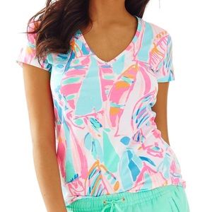 NWOT Lilly Pulitzer Michelle V-Neck Top